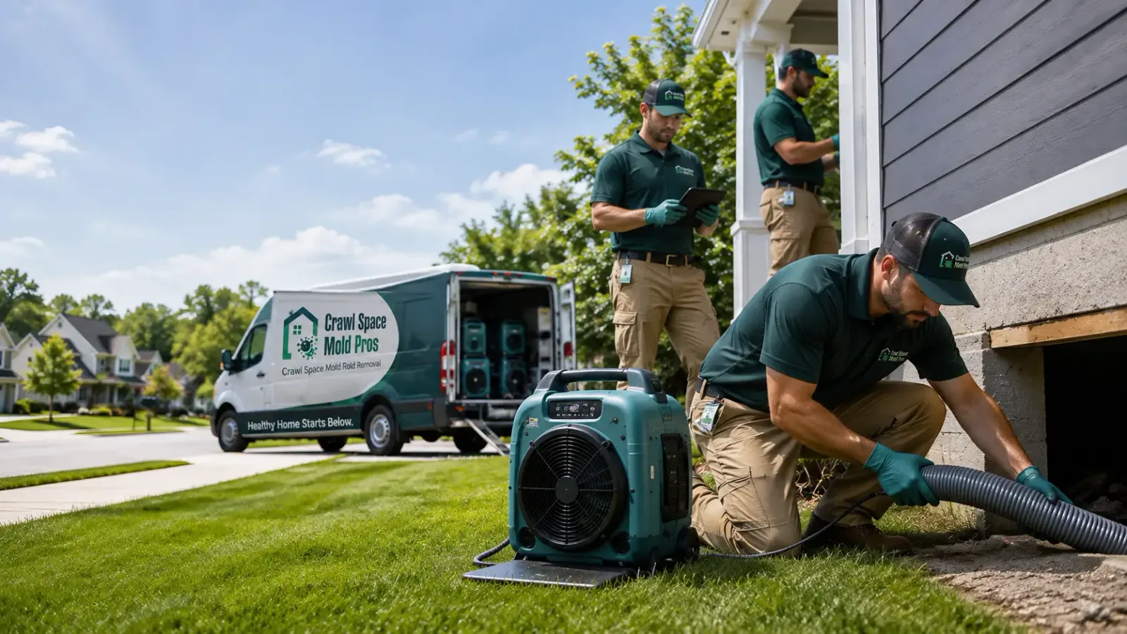 Crawl Space Mold Removal in Irvine, PA